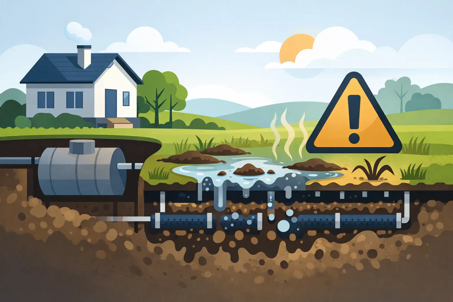 Leach Field Failure Warning Signs to Act On