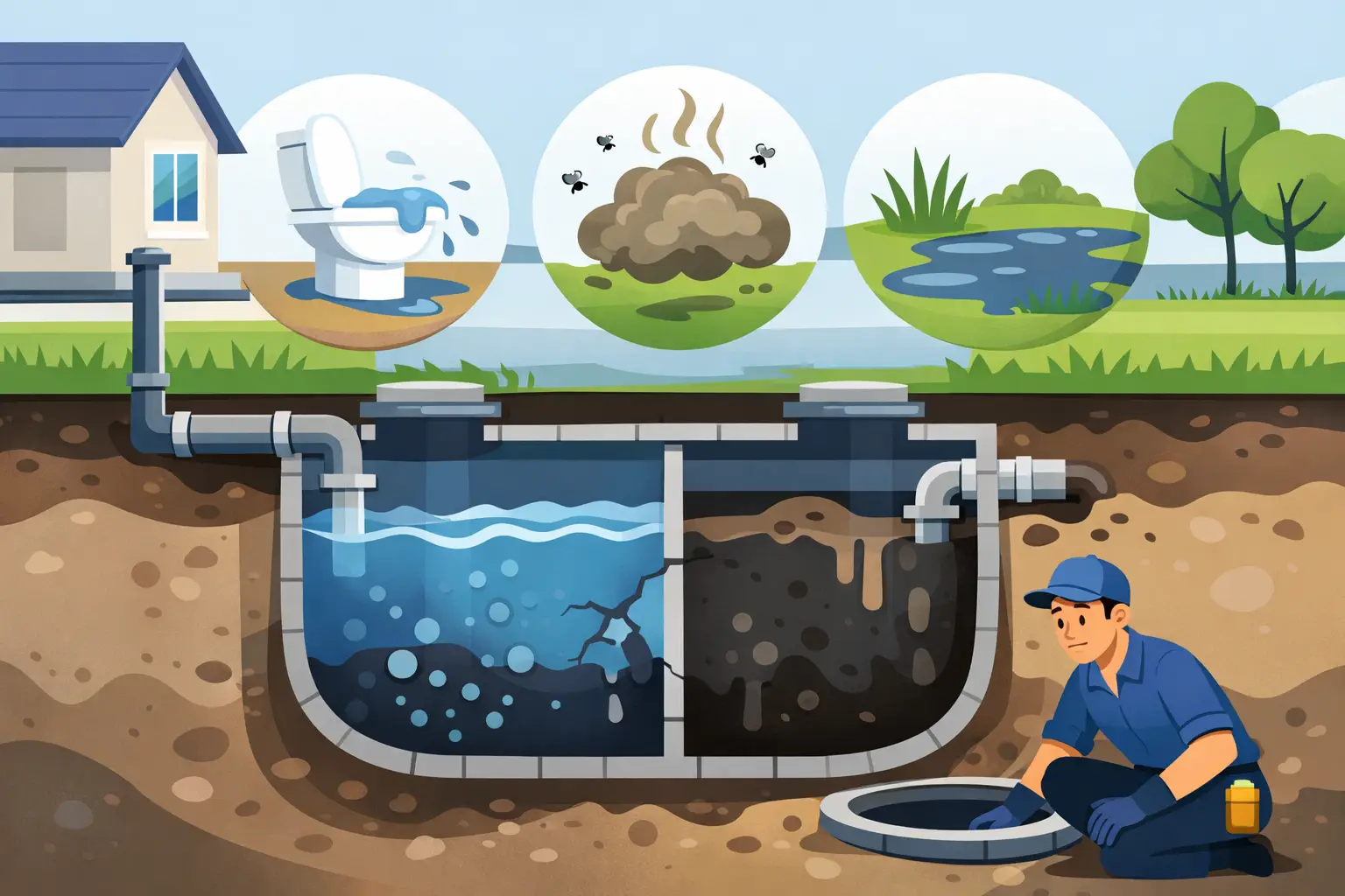 Septic Tank Repair Signs You Should Not Ignore