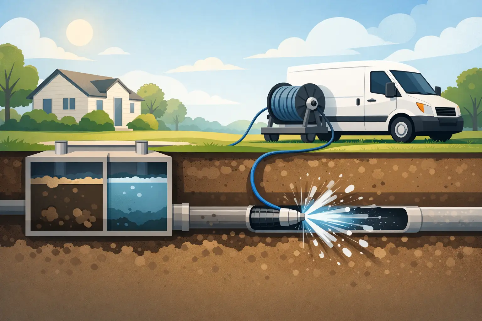 When to Use Hydro Jetting on a Septic Sewer Line
