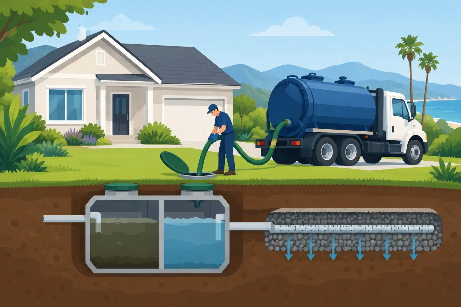 Septic Pumping Frequency for California Homes