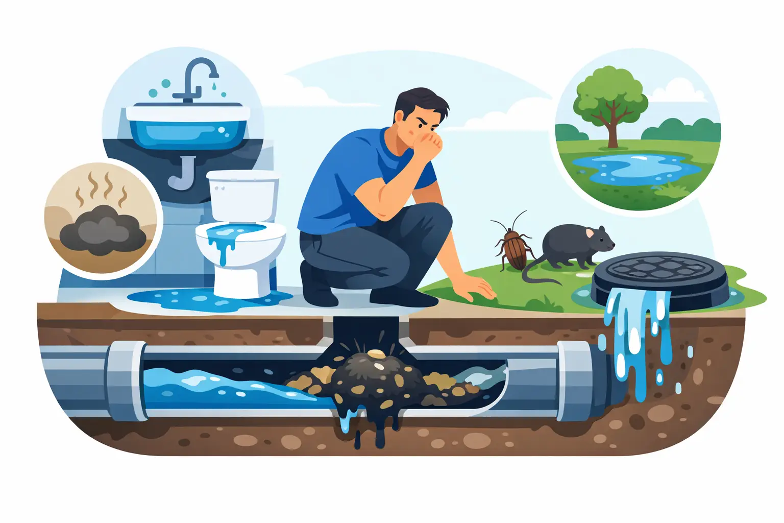 Sewer Line Blockage Signs You Should Not Ignore