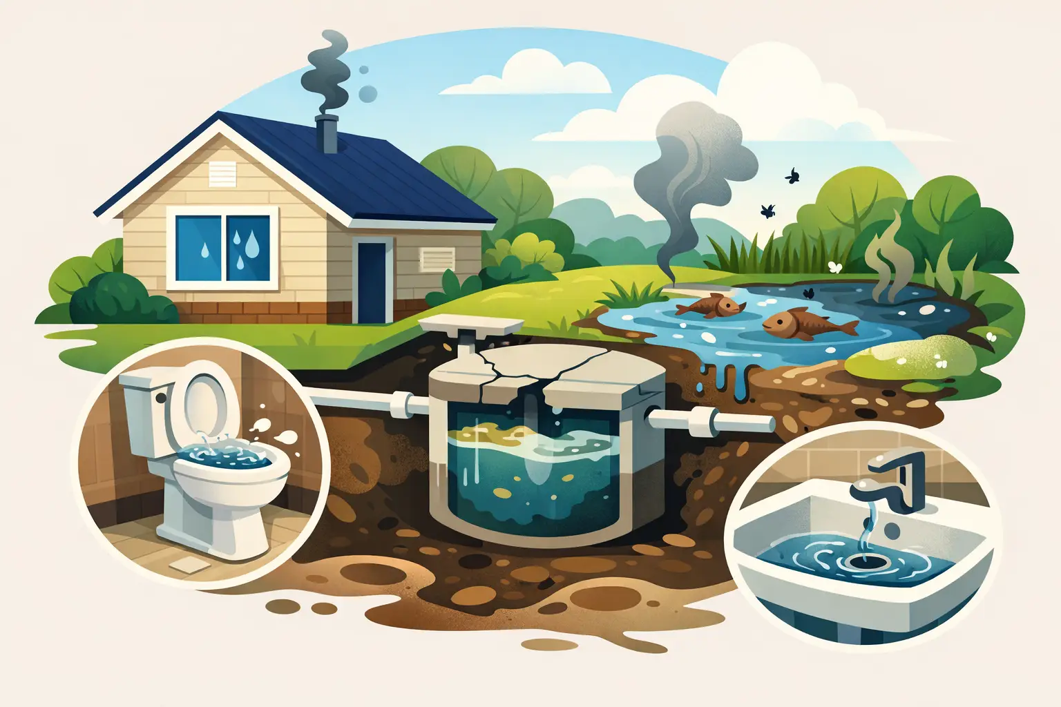 Top Signs of Septic System Failure at Your Home
